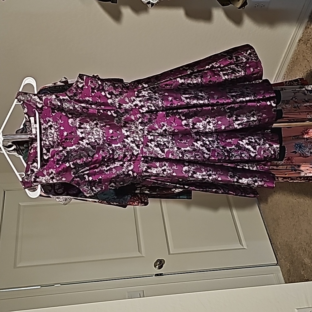 Floral short length dress